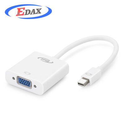 

EDAX Mini DP to VGA Converter Mini Displayport Adapter Apple MacBook / Air Pro Lightning Interface Projector Adapter E007