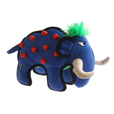 

Expensive (GiGwi) Dura beast series of blue elephant stabbed rubber nails pet toys dog toys bite interactive toys golden hair Labrador toys