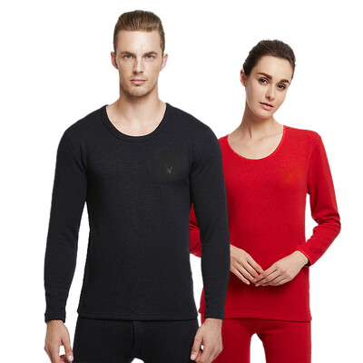 

Playboy mens thermal underwear thickening plus velvet warm suit mens autumn clothing long pants black