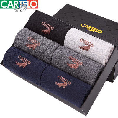 

CARTELO leisure cotton socks men&39s cotton socks business socks in the tube to absorb sweat stockings four seasons casual socks 6 pairs of mixed color uniform
