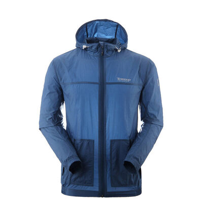 

Pathfinder TOREAD outdoor spring&summer men&39s skin clothing thin quick-drying breathable jacket TAEE81716 iron blue ash M