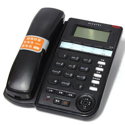 

Alcatel (ALCATEL) T516 Фиксированный телефон с фиксированной телефонной линией Caller ID Батарея для мобильного телефона Business Business Business Black