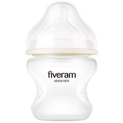 

Wuyang (FIVERAMS) child treasure original silicone anti-flat gas wide caliber baby bottle 150ml