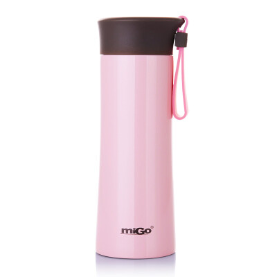 

【Jingdong Supermarket】 MIGO stainless steel insulation cup 0.3L male ladies couple cup outdoor portable cold cup flower powder