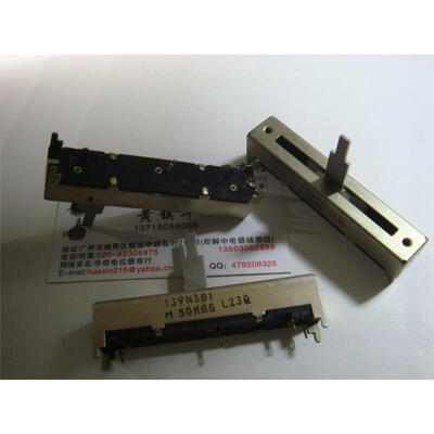 

7.5 cm mixer fader potentiometer slide potentiometer single joint straight tapped 50KG