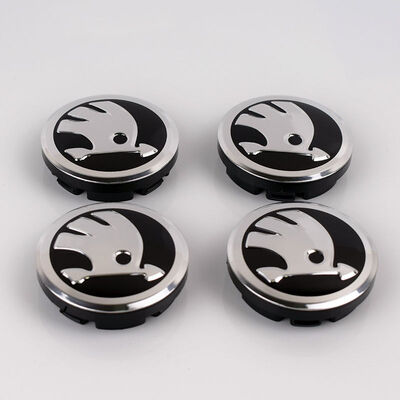 

4Pcs x 65mm Emblem Badge Wheel Hub Caps Center Cover for Skoda
