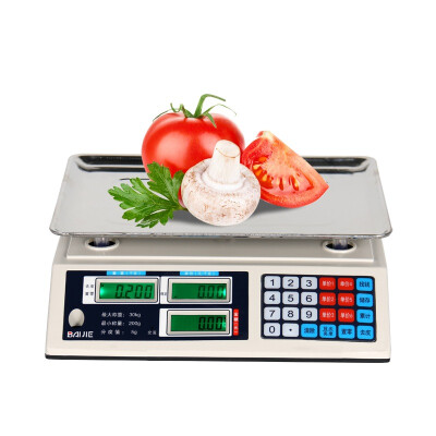 

Baijie Baijie fruit&vegetable price scale HJ-3018 kitchen electronic table called 30KG concave