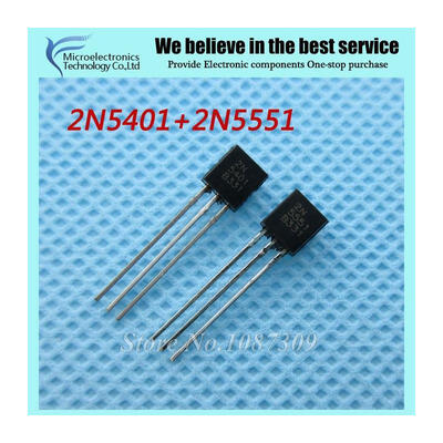 

200PCS free shipping 2N5551 2N5401 5551 5401 TO-92 (100PCS* 2N5401+100PCS* 2N5551 ) Bipolar Transistors - BJT PNP Gen Pr Amp