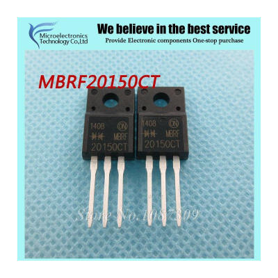 

10pcs free shipping MBRF20150CT 20150CT MBRF20150 Schottky & Rectifiers 20 Amp 150 Volt Dual TO-220F new original