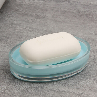 

Ou Runzhe soap box thick oval wave point soap box soap drain rack soap dish soap storage box