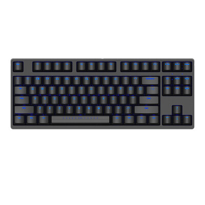 

Magic duck M1S blue backlit 87 key original Cherry cherry axis game mechanical keyboard tea axis