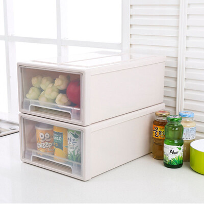 

Green thickened drawer storage box combination can be stacked storage cabinet finishing box shoe box 342511cm 2 Pack