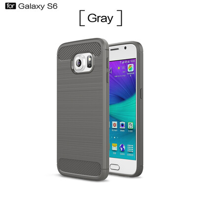 

GANGXUN Samsung Galaxy S6 Чехол против скользкой царапины Легкая мягкая задняя крышка из кремния для галактики S6 G920