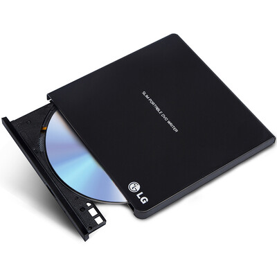 

LG 8x USB2.0 Внешний рекордер для DVD-дисков Black (совместим с ОС Windows 8 и MAC) GP65NB60