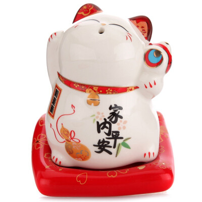 

[Jingdong Supermarket] Jinshi Gongfang Lucky cat opening wedding gift home furnishings home peace SC53297