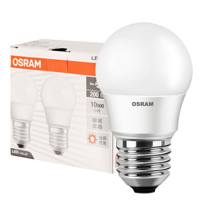 

OSRAM OSRAM LED Bulb 3W matte yellow light two loaded