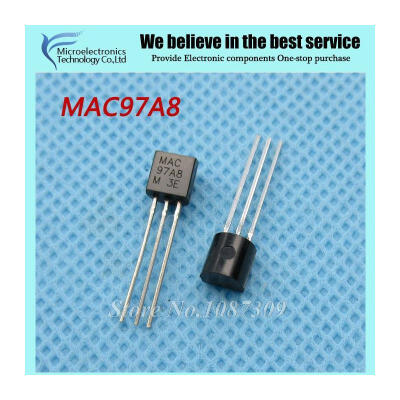 

50pcs free shipping MAC97A8 97A8 TO-92 Triacs T .6A 600V TRIAC new original