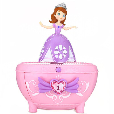 

Дисней (Disney) девочки играют дома с музыкой, детские игрушки, девочки игрушки, коробка ювелирных изделий прекрасный подарок на день рождения музыкальная шкатулка музыкальная шкатулка 68159 София Первый