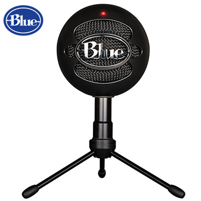 

Blue Snowball-iCE Snowball USB Condenser Microphone Computer Mobile Game Live Chat Singing Calling Microphone Universal K Singing Bar Recording Black