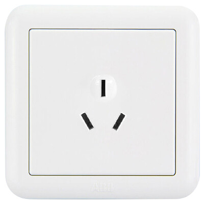 

ABB switch socket panel 10A three holes open with switch socket Dejing series white AJ223