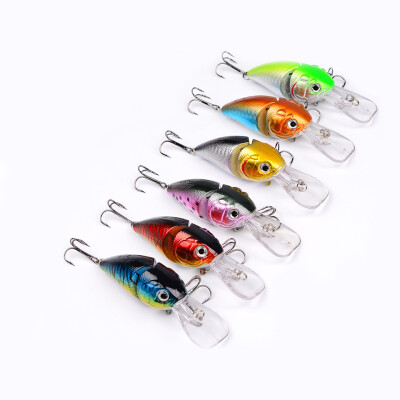 

1PCS 2 Sections Fishing Lure 0.5oz-14.15g/8.5cm-3.35" Crank Bass Bait 6# Black Hook Fishing Tackle