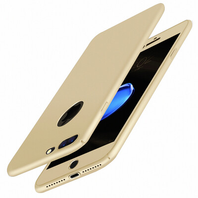 

Mo Fan Apple 7plus mobile phone case iphone7plus protective cover all-inclusive anti-fall matte hard shell protective cover shell tide men thin female models 55 inch champagne gold