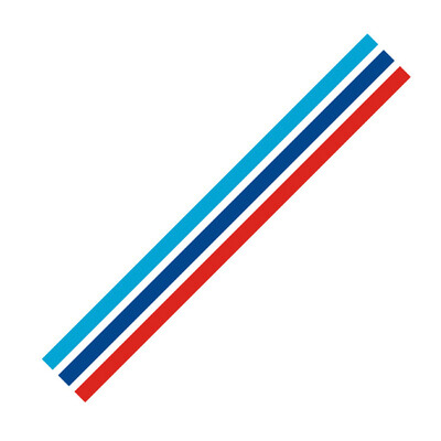 

Sheng Sheng special waterproof sunscreen BMW three-color bar net three color bar
