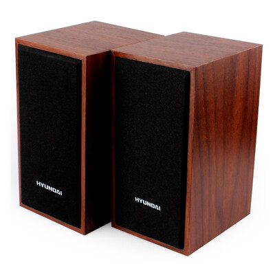 

Hyundai (HYUNDAI) HY-39T Все деревянные редукторы Box 2.0 Channel Notebook Портативный динамик Сабвуфер USB Direct Power Supply Brown