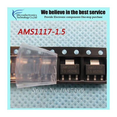 

50pcs free shipping AMS1117-1.5 AMS1117 1.5V 1A SOT-223 Voltage Regulato new original