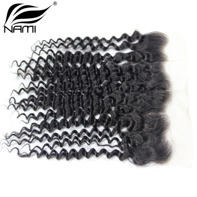 

Nami Hair Product Brazilian Virgin Remy Straight Hair 13x4" Lace Frontal Ear to Ear With Baby Hair 10"-20" Free Shipping