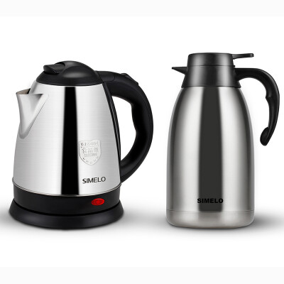 

【Jingdong Supermarket】 SIMELO impression Kyoto electric insulation pot (1 + 1) thermos flask kettle set (steel pot)