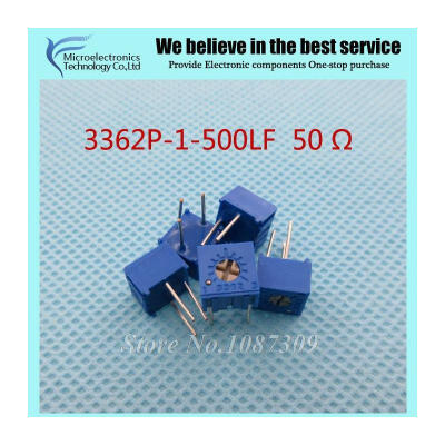 

10PcsLot 3362P-1-500LF 3362P 500 50 ohm Trimpot Trimmer Potentiometer Variable resistor new original