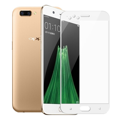 

LANKE OPPO R11 закаленная пленка с полноэкранным покрытием из стальной пленки с высоким разрешением взрывозащищенная защитная пленка для мобильного телефона OPPO R11 (белый)