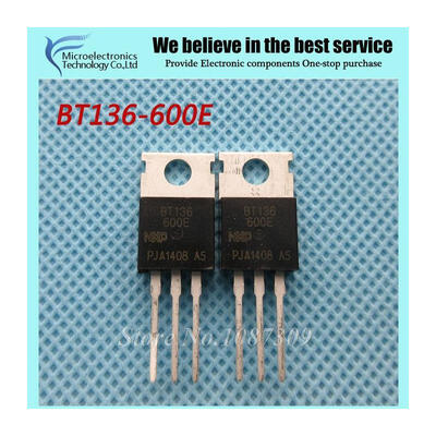 

10pcs free shipping BT136-600E BT136 BT136-600 600V 4A Triacs RAIL TRIAC TO-220 new original