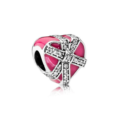 

PANDORA Pandora Magenta Love Surprise Beads 792047CZ