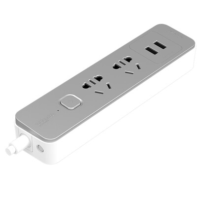 

Schneider Electric Schneider Electric smart new national standard socket 2 double USB24A18 meters row wiring board board line board NSW1020U_SW silver white