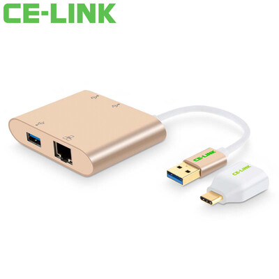 

CE-LINK 1663 USB3.0 для Gigabit Ethernet с 3-х концентратором / концентратором / сплиттером USB для RJ45-конвертера с адаптером типа-to-USB3.0AF