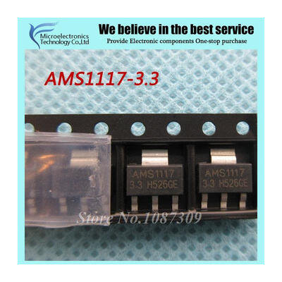 

200pcs free shipping AMS1117-3.3 AMS1117 3.3V 1A SOT-223 Voltage Regulato new original