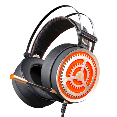 

Sound Recorder (LUYS) Headset Gaming Game Glowing Headset Headset Glowing Headset Headset LED Luminous Headphone Microphone V2S Black