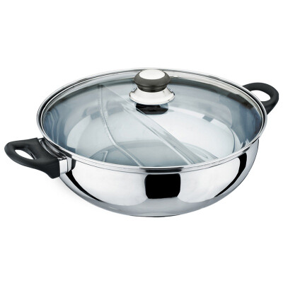 

Jingdong supermarket] Eastern 28CM stainless steel mandarin duck hot pot