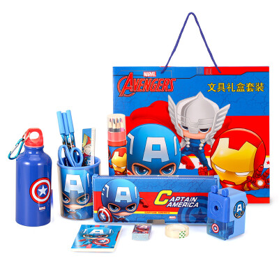 

Disney (Disney) stationery gift box 16 sets of luxury spree primary school students male learning supplies DM29196A