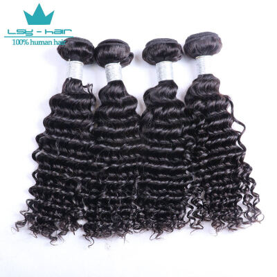 

Indian Deep Wave Bundles 10A Rosa Hair Products 4 Bundles Unprocessed Virgin Hair Virgin Indian Deep Curly Hair Human Hair Bundles