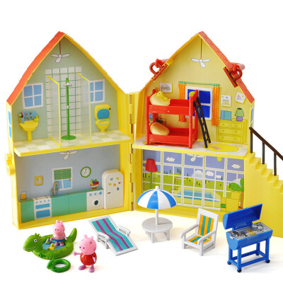 

Page PeppaPig Peppa Pig детские игрушки играть дома игрушки комплект DOLLHOUSE костюм Dollhouse