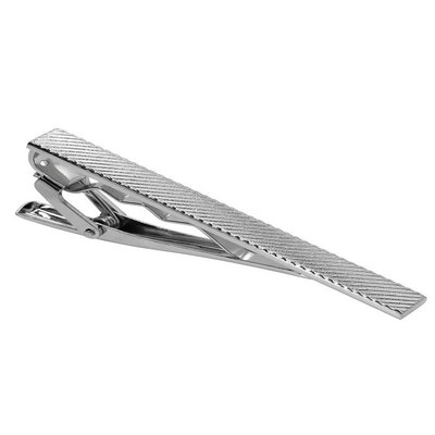 

Yoursfs@ New Simple Metal Silver Tie Clip For Men Wedding Necktie Tie Clasp Clip Gentleman Tie Bar Crystal Tie Pin For Mens Gift