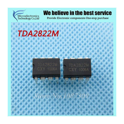 

20pcs free shipping TDA2822M TDA2822 DIP-8 o Amplifiers Dual Lo-Volt Pwr Amp new original