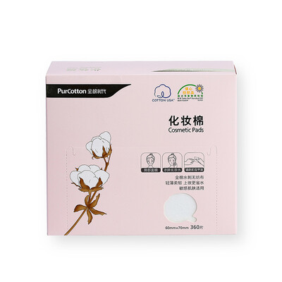 

Cotton Age (PurCotton) Boxed cotton cotton pad Plain 6x7 cm 360 pieces / box