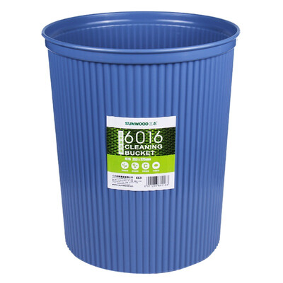 

MITSUBISHI SUNWOOD 6016 thick durable round basket cleaning bucket trash cans 26cm diameter blue