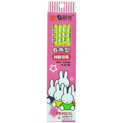 

Chenguang  & G Miffy 12 Pack Color Random HB Wooden Pencil MF3200