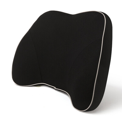 

Wufu Jinniu car pillow cushion bamboo charcoal memory cotton driving office waist relying on cool black