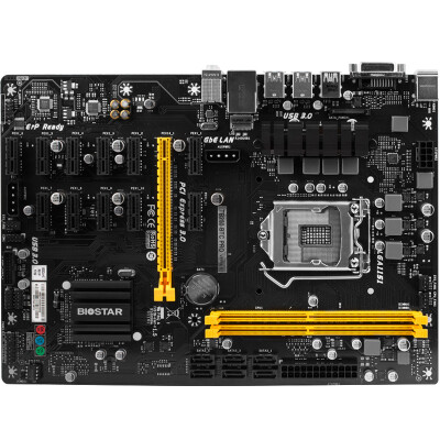 

Biostar (BIOSTAR) TB250-BTC PRO встроенная поддержка PCI-E слотов 12 материнских плат (Intel B250 / LGA 115A)